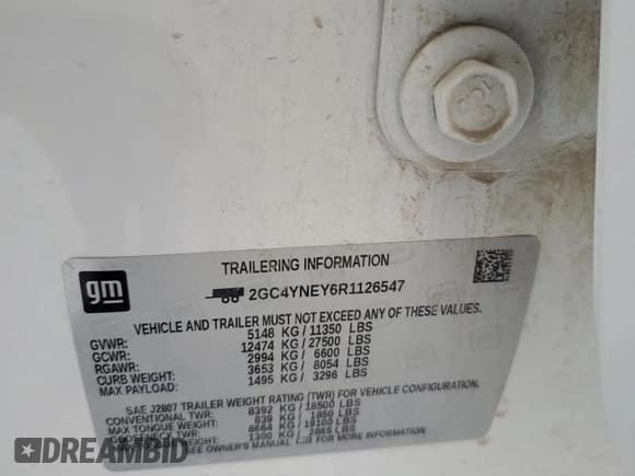 ✅ 2024 Chevrolet Silverado 2500HD LT • VIN: 2GC4YNEY6R1126547 • Лот: 82101135. Опубликован ранее на Copart с пробегом 64 808 миль. Бесплатный доступ к архиву аукционных продаж из США и подробный отчёт об истории автомобиля на DreamBid. Изображение 12.