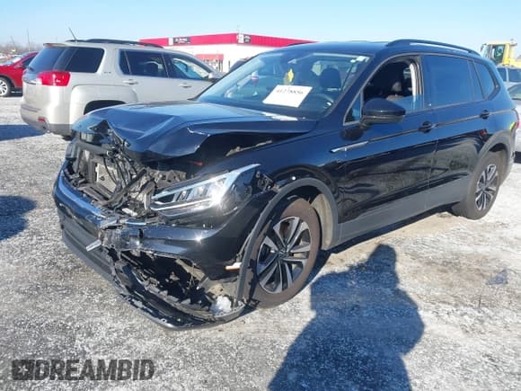 ✅ 2023 Volkswagen Tiguan S • VIN: 3VVRB7AX9PM032783 • Lot: 41278856. Listed on IAAI with Not provided. Free auction sales archive from the USA and detailed vehicle history report at DreamBid. Image 2.