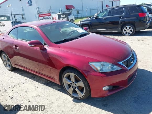 ✅ 2010 Lexus IS 250 C • VIN: JTHFF2C26A2502906 • Lot: 42345094. Listed on IAAI with 200,600 mi. Free auction sales archive from the USA and detailed vehicle history report at DreamBid. Image 13.