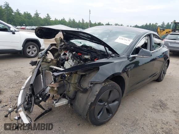 ✅ 2018 Tesla Model 3 Long Range Battery • VIN: 5YJ3E1EA4JF043278 • Лот: 42875179. Опубликован ранее на IAAI с пробегом Не указан. Бесплатный доступ к архиву аукционных продаж из США и подробный отчёт об истории автомобиля на DreamBid. Изображение 2.