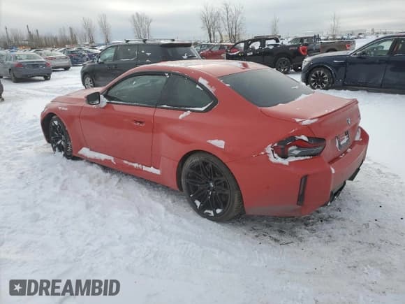 ✅ 2024 BMW M2 • VIN: 3MF13DM04R8E72490 • Lot: 87841235. Listed on Copart with Not provided. Free auction sales archive from the USA and detailed vehicle history report at DreamBid. Image 2.