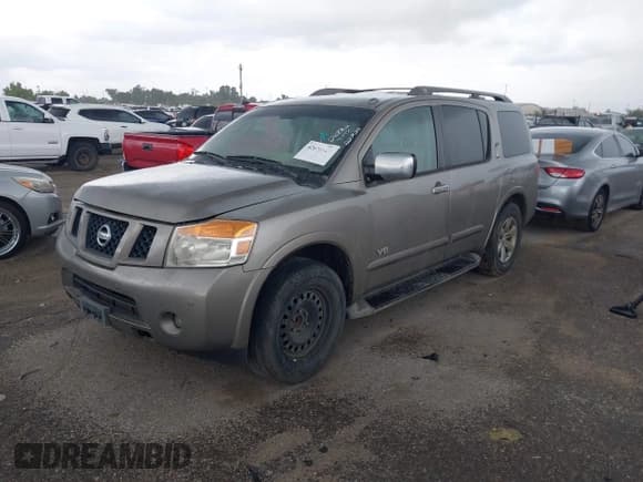 ✅ 2008 Nissan Armada LE • VIN: 5N1BA08D18N616832 • Lot: 42620927. Listed on IAAI with 235,974 mi. Free auction sales archive from the USA and detailed vehicle history report at DreamBid. Image 2.
