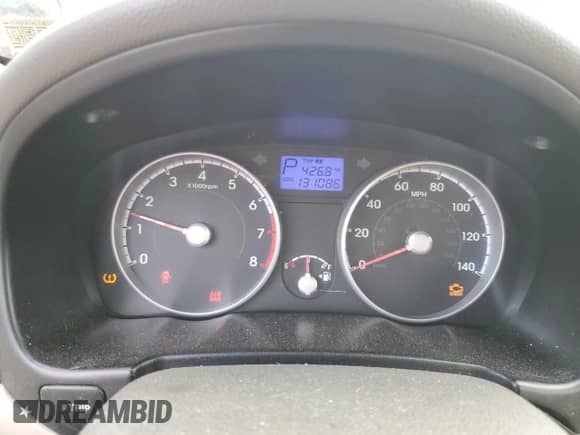 2011 Hyundai Accent GLS z VIN KMHCN4AC8BU573220, wystawiony jako Copart lot #83223024 z przebiegiem 131 086 mil mil oraz Szkoda całkowita • Salvage title. Historia ofert i sprzedaży dostępna na DreamBid. Obrazek 9.