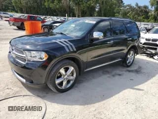 ✅ 2012 Dodge Durango Citadel • VIN: 1C4RDHEG1CC144465 • Lot: 80681145. Listed on Copart with 66,307 mi. Free auction sales archive from the USA and detailed vehicle history report at DreamBid. Image 1.