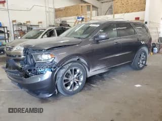 ✅ 2020 Dodge Durango GT • VIN: 1C4RDJDG4LC184385 • Лот: 56412705. Опубликован ранее на Copart с пробегом 76 277 миль. Бесплатный доступ к архиву аукционных продаж из США и подробный отчёт об истории автомобиля на DreamBid. Изображение 1.