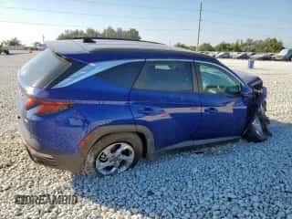 2024 Hyundai Tucson SEL with VIN 5NMJBCDE4RH345261, listed as a Copart auction lot 86189255 with 30,958 mi miles and Salvage title. Bid and sale history available at DreamBid. Image 3.