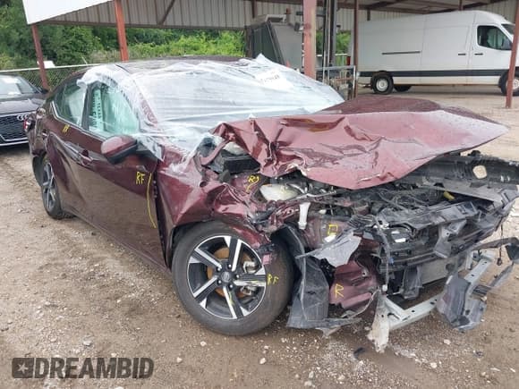 ✅ 2024 Nissan Sentra SV • VIN: 3N1AB8CV9RY221946 • Lot: 42475948. Listed on IAAI with 37,353 mi. Free auction sales archive from the USA and detailed vehicle history report at DreamBid. Image 1.