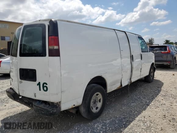 ✅ 2014 Chevrolet Express Cargo • VIN: 1GCWGGFA6E1200350 • Lot: 71770774. Listed on Copart with Not provided. Free auction sales archive from the USA and detailed vehicle history report at DreamBid. Image 3.