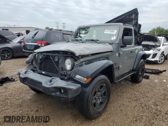 ✅ 2020 Jeep Wrangler Willys • VIN: 1C4GJXAN4LW225781 • Lot: 67316964. Wystawiony na Copart z przebiegiem 48 306 mil. Bezpłatny archiwum sprzedaży aukcyjnych z USA i szczegółowy raport historii pojazdu na DreamBid. Zdjęcie 1.