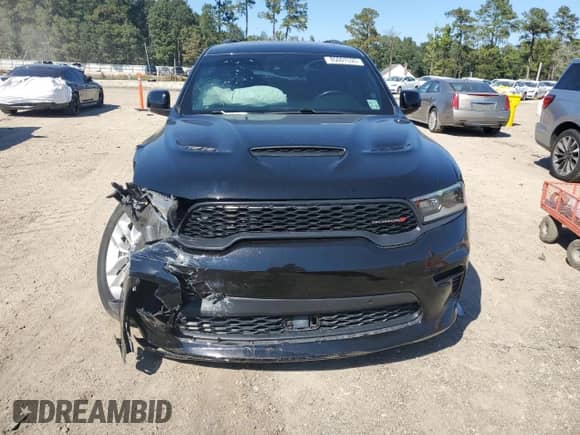 2023 Dodge Durango R/T Plus with VIN 1C4SDHCT7PC555411, listed as a Copart auction lot 85007535 with 53,022 mi miles and Salvage title. Bid and sale history available at DreamBid. Image 5.