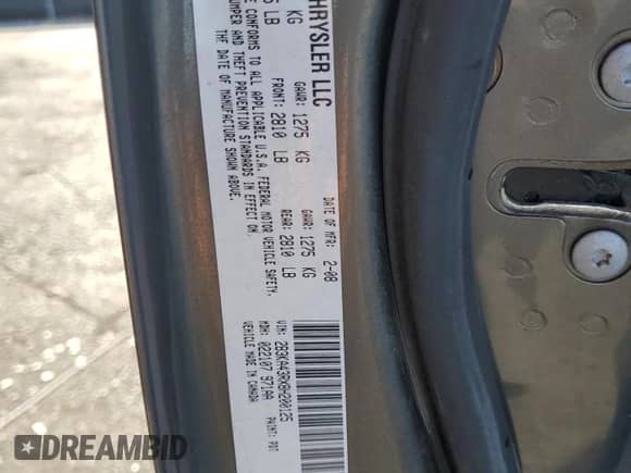 2008 Dodge Charger с VIN 2B3KA43RX8H200125, выставлен на аукционе Copart как лот 81430924 с пробегом 206 532 миль миль и Списание • Salvage title. История ставок и продаж доступна на DreamBid. Изображение 14.