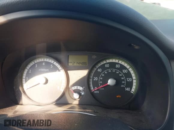 ✅ 2009 Kia Rio LX • VIN: KNADE223596456850 • Lot: 43255869. Wystawiony na IAAI z przebiegiem 214 486 mil. Bezpłatny archiwum sprzedaży aukcyjnych z USA i szczegółowy raport historii pojazdu na DreamBid. Zdjęcie 15.