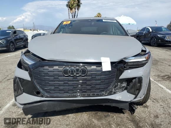 ✅ 2023 Audi Q4 e-tron Sportback Premium Plus • VIN: WA132BFZ3PP069365 • Lot: 65653965. Listed on Copart with Not provided. Free auction sales archive from the USA and detailed vehicle history report at DreamBid. Image 5.