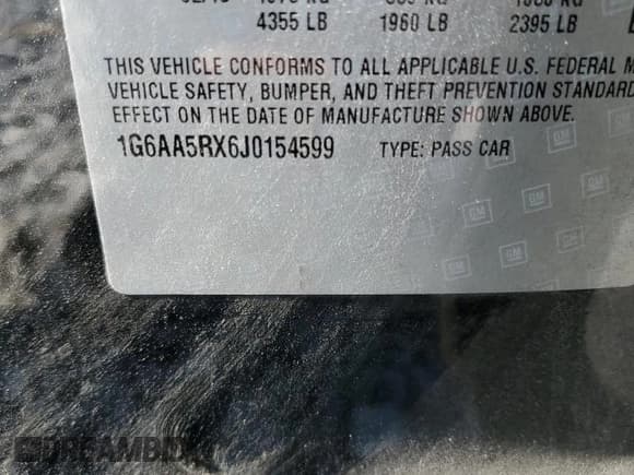 ✅ 2018 Cadillac ATS RWD • VIN: 1G6AA5RX6J0154599 • Lot: 72091265. Wystawiony na Copart z przebiegiem 76 334 mil. Bezpłatny archiwum sprzedaży aukcyjnych z USA i szczegółowy raport historii pojazdu na DreamBid. Zdjęcie 12.
