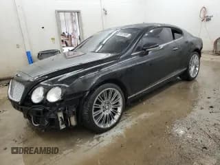 ✅ 2007 Bentley Continental GT • VIN: SCBCR73W77C041197 • Лот: 91072835. Опубликован ранее на Copart с пробегом 155 258 миль. Бесплатный доступ к архиву аукционных продаж из США и подробный отчёт об истории автомобиля на DreamBid. Изображение 1.