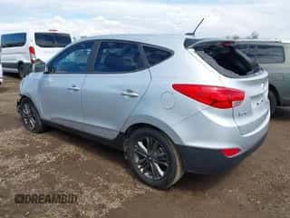 2014 Hyundai Tucson GLS with VIN KM8JT3AF8EU894227, listed as a IAAI auction lot 43262084 with 120,601 mi miles and . Bid and sale history available at DreamBid. Image 3.
