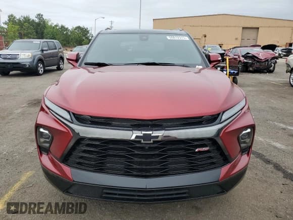 ✅ 2023 Chevrolet Blazer RS • VIN: 3GNKBKRS9PS225076 • Лот: 55012315. Опубликован ранее на Copart с пробегом 7 157 миль. Бесплатный доступ к архиву аукционных продаж из США и подробный отчёт об истории автомобиля на DreamBid. Изображение 5.