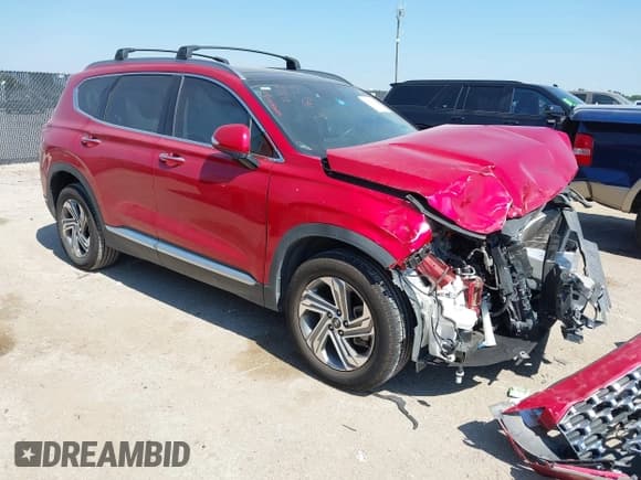 ✅ 2022 Hyundai Santa Fe SEL • VIN: 5NMS34AJ7NH445194 • Lot: 43362263. Listed on IAAI with 47,378 mi. Free auction sales archive from the USA and detailed vehicle history report at DreamBid. Image 1.