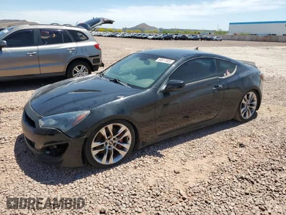 2014 Hyundai Genesis Coupe R-Spec z VIN KMHHT6KD8EU116958, wystawiony jako Copart lot #54617405 z przebiegiem 118 024 mil mil oraz Czysty tytuł • Clean title. Historia ofert i sprzedaży dostępna na DreamBid. Obrazek 1.