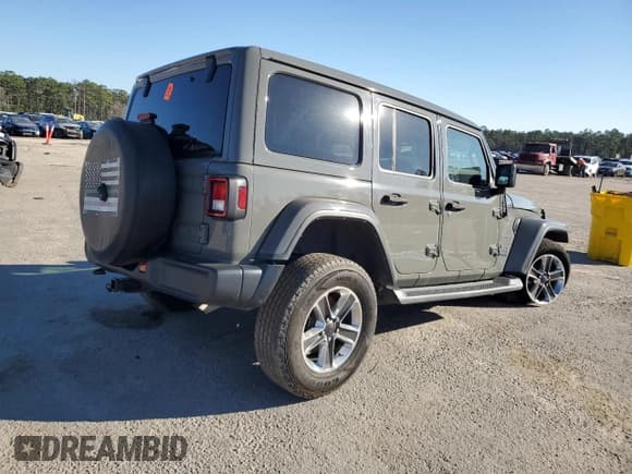 ✅ 2022 Jeep Wrangler Unlimited Sahara • VIN: 1C4HJXEG2NW115847 • Lot: 45678015. Listed on Copart with Not provided. Free auction sales archive from the USA and detailed vehicle history report at DreamBid. Image 3.