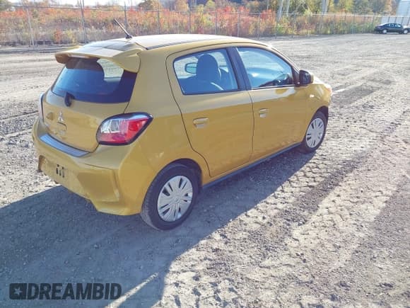 ✅ 2023 Mitsubishi Mirage ES • VIN: ML32AUHJ8PH002247 • Lot: 43642101. Listed on IAAI with 31,474 mi. Free auction sales archive from the USA and detailed vehicle history report at DreamBid. Image 4.