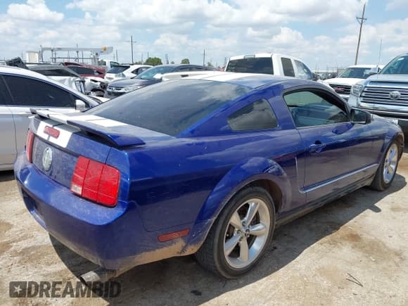 ✅ 2005 Ford Mustang Deluxe • VIN: 1ZVFT80N355125223 • Lot: 43054913. Wystawiony na IAAI z przebiegiem 97 966 mil. Bezpłatny archiwum sprzedaży aukcyjnych z USA i szczegółowy raport historii pojazdu na DreamBid. Zdjęcie 4.
