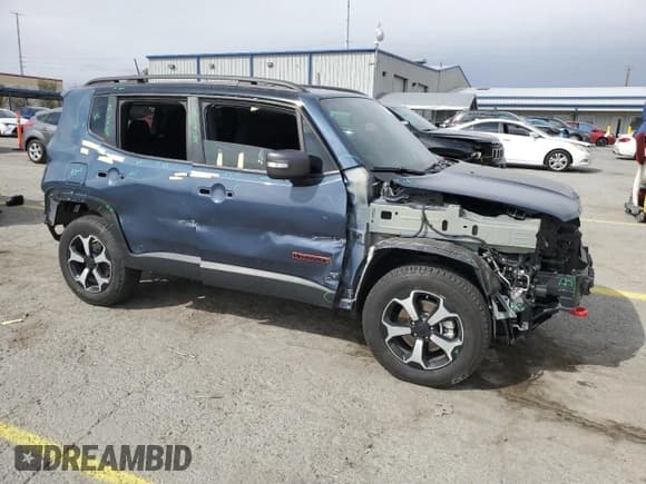 ✅ 2021 Jeep Renegade Trailhawk • VIN: ZACNJDC16MPM92268 • Lot: 51548315. Listed on Copart with 34,842 mi. Free auction sales archive from the USA and detailed vehicle history report at DreamBid. Image 4.