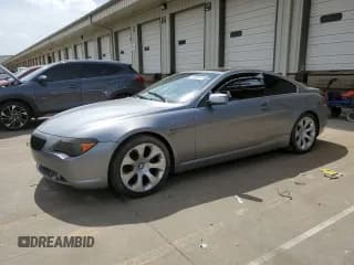 ✅ 2004 BMW 6 Series 645Ci • VIN: WBAEH734X4B190273 • Lot: 56564825. Wystawiony na Copart z przebiegiem Nie podano. Bezpłatny archiwum sprzedaży aukcyjnych z USA i szczegółowy raport historii pojazdu na DreamBid. Zdjęcie 1.