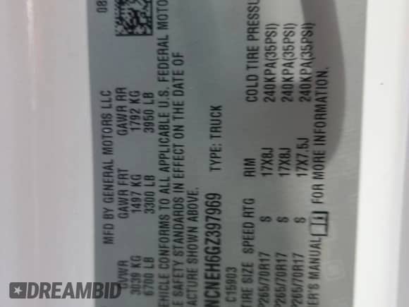 2016 Chevrolet Silverado 1500 Work Truck with VIN 1GCNCNEH6GZ397969, listed as a Copart auction lot 58980425 with 200,498 mi miles and Salvage title. Bid and sale history available at DreamBid. Image 12.