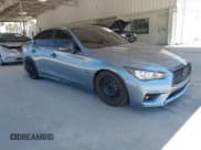 ✅ 2018 Infiniti Q50 Luxe • VIN: JN1EV7AP2JM365496 • Lot: 42279328. Listed on IAAI with 69,104 mi. Free auction sales archive from the USA and detailed vehicle history report at DreamBid. Image 1.