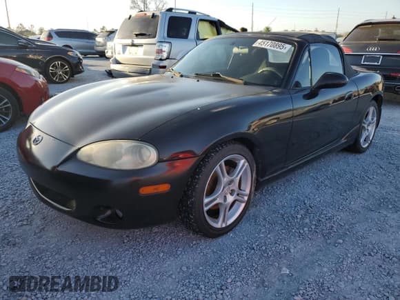 ✅ 2004 Mazda MX-5 Miata Cloth • VIN: JM1NB353040403566 • Lot: 45170895. Wystawiony na Copart z przebiegiem 164 304 mil. Bezpłatny archiwum sprzedaży aukcyjnych z USA i szczegółowy raport historii pojazdu na DreamBid. Zdjęcie 1.