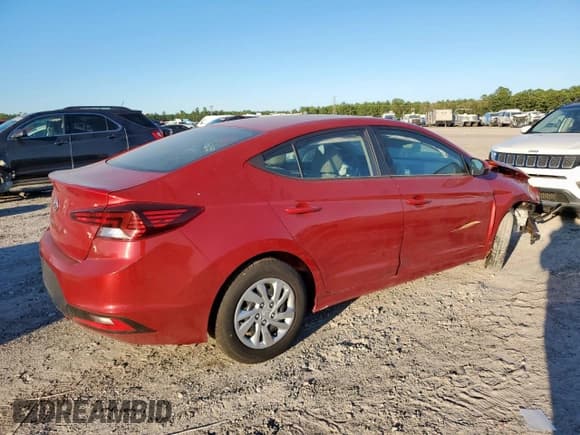 ✅ 2019 Hyundai Elantra SE • VIN: KMHD74LF7KU840952 • Лот: 90800725. Опубликован ранее на Copart с пробегом 43 435 миль. Бесплатный доступ к архиву аукционных продаж из США и подробный отчёт об истории автомобиля на DreamBid. Изображение 3.