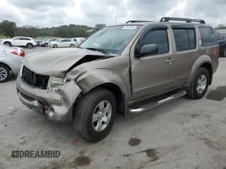 ✅ 2007 Nissan Pathfinder LE • VIN: 5N1AR18U57C632388 • Lot: 72929864. Listed on Copart with 153,292 mi. Free auction sales archive from the USA and detailed vehicle history report at DreamBid. Image 1.