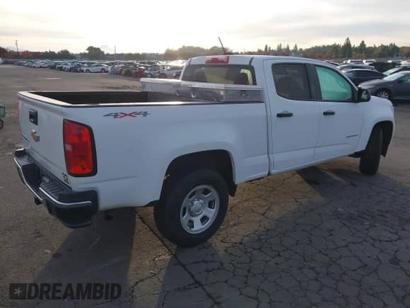 2021 Chevrolet Colorado 4WD Work Truck z VIN 1GCGTBEN6M1101386, wystawiony jako IAAI lot #43551823 z przebiegiem 67 485 mil mil oraz . Historia ofert i sprzedaży dostępna na DreamBid. Obrazek 4.