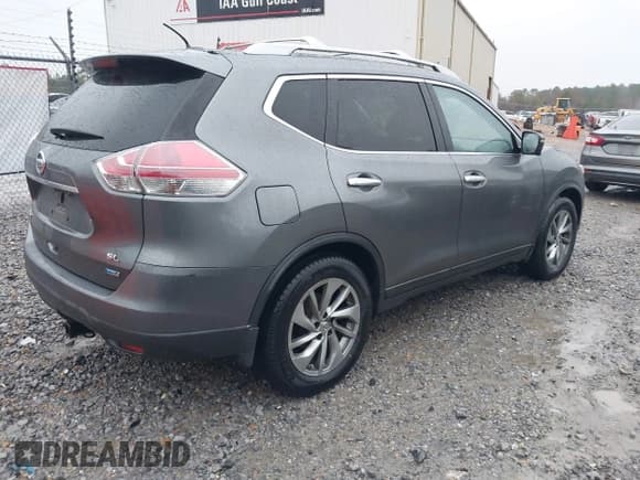 ✅ 2014 Nissan Rogue SL • VIN: 5N1AT2MT0EC794348 • Lot: 43856440. Listed on IAAI with 177,767 mi. Free auction sales archive from the USA and detailed vehicle history report at DreamBid. Image 4.