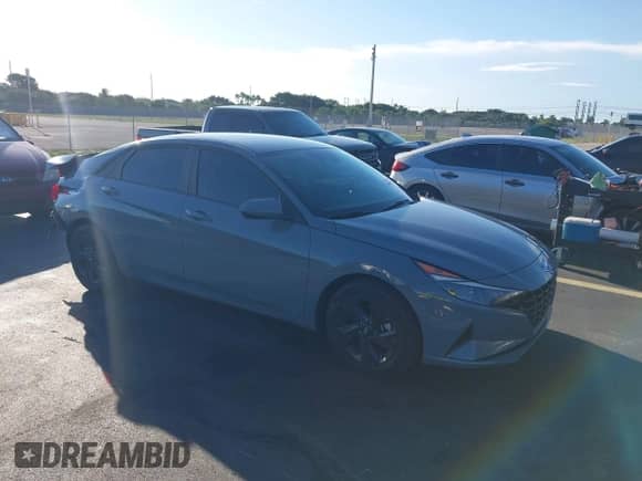 2023 Hyundai Elantra SEL with VIN KMHLM4AGXPU396988, listed as a IAAI auction lot 43447208 with 22,473 mi miles and . Bid and sale history available at DreamBid. Image 1.