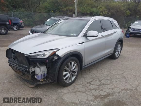 ✅ 2020 Infiniti QX50 Luxe • VIN: 3PCAJ5M14LF121587 • Lot: 43677738. Listed on IAAI with 69,100 mi. Free auction sales archive from the USA and detailed vehicle history report at DreamBid. Image 2.