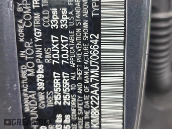 ✅ 2021 Hyundai Kona SEL • VIN: KM8K22AA7MU706642 • Лот: 64498245. Опубликован ранее на Copart с пробегом 99 999 миль. Бесплатный доступ к архиву аукционных продаж из США и подробный отчёт об истории автомобиля на DreamBid. Изображение 13.