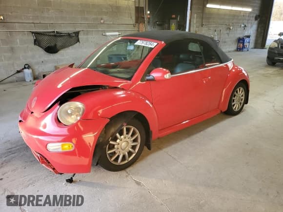 ✅ 2004 Volkswagen Beetle GLS • VIN: 3VWCM31Y84M315104 • Lot: 77978284. Listed on Copart with 127,888 mi. Free auction sales archive from the USA and detailed vehicle history report at DreamBid. Image 1.
