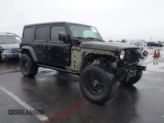 ✅ 2018 Jeep Wrangler Unlimited Sport S • VIN: 1C4HJXDG8JW105626 • Lot: 43599141. Listed on IAAI with 85,721 mi. Free auction sales archive from the USA and detailed vehicle history report at DreamBid. Image 1.