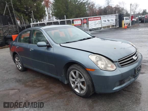 ✅ 2006 Infiniti G35 • VIN: JNKCV51F06M604422 • Lot: 43673863. Listed on IAAI with 102,591 mi. Free auction sales archive from the USA and detailed vehicle history report at DreamBid. Image 1.