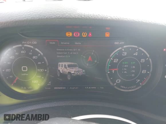 ✅ 2017 Jeep Wrangler Unlimited Sport • VIN: 1C4BJWDG7HL540052 • Lot: 43225416. Listed on IAAI with 86,328 mi. Free auction sales archive from the USA and detailed vehicle history report at DreamBid. Image 7.
