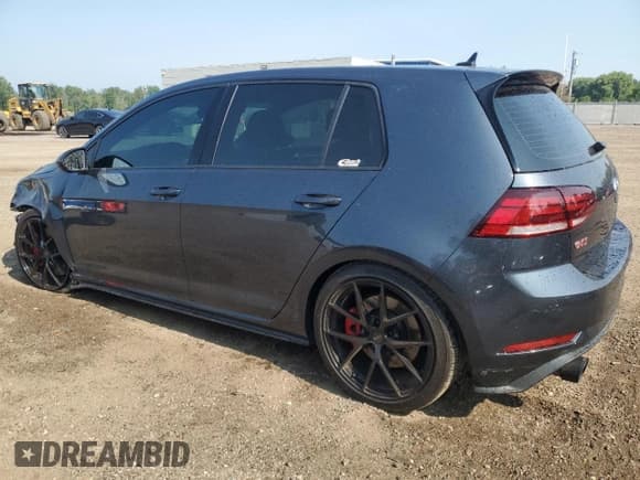 ✅ 2019 Volkswagen Golf GTI S • VIN: 3VW6T7AU2KM017178 • Lot: 62230465. Listed on Copart with 92,559 mi. Free auction sales archive from the USA and detailed vehicle history report at DreamBid. Image 2.