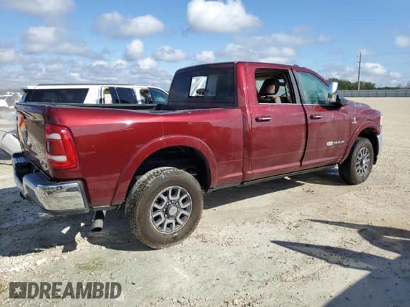 ✅ 2022 Ram 2500 Longhorn • VIN: 3C6UR5GL4NG101511 • Lot: 84820884. Wystawiony na Copart z przebiegiem Nie podano. Bezpłatny archiwum sprzedaży aukcyjnych z USA i szczegółowy raport historii pojazdu na DreamBid. Zdjęcie 3.