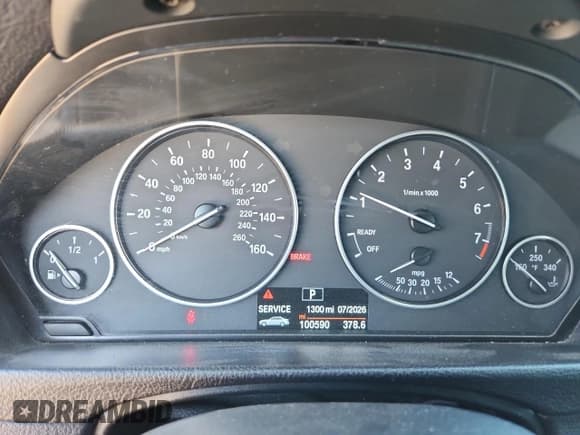 ✅ 2016 BMW 3 Series 320i xDrive • VIN: WBA8E5G59GNT93431 • Lot: 89575255. Listed on Copart with 100,590 mi. Free auction sales archive from the USA and detailed vehicle history report at DreamBid. Image 9.