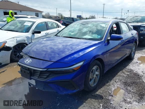 ✅ 2024 Hyundai Elantra SE • VIN: KMHLL4DG8RU782505 • Lot: 41934014. Listed on IAAI with 21,137 mi. Free auction sales archive from the USA and detailed vehicle history report at DreamBid. Image 2.