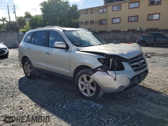 2007 Hyundai Santa Fe SE with VIN 5NMSH13E17H079817, listed as a Copart auction lot 85709465 with 281,245 mi miles and Salvage title. Bid and sale history available at DreamBid. Image 4.