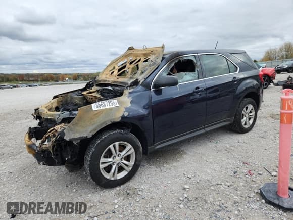 ✅ 2015 Chevrolet Equinox LS • VIN: 2GNALAEKXF1157888 • Лот: 86687295. Опубликован ранее на Copart с пробегом Не указан. Бесплатный доступ к архиву аукционных продаж из США и подробный отчёт об истории автомобиля на DreamBid. Изображение 1.