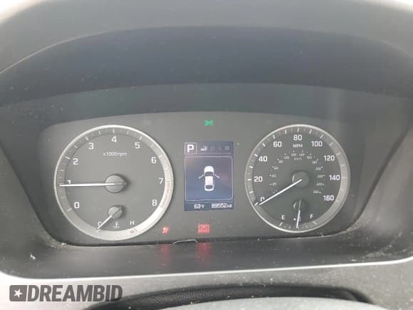 ✅ 2016 Hyundai Sonata SE • VIN: 5NPE24AF6GH428761 • Lot: 90561375. Listed on Copart with 89,552 mi. Free auction sales archive from the USA and detailed vehicle history report at DreamBid. Image 9.