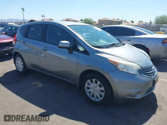 ✅ 2014 Nissan Note SV • VIN: 3N1CE2CP1EL360202 • Lot: 42877496. Wystawiony na IAAI z przebiegiem 97 749 mil. Bezpłatny archiwum sprzedaży aukcyjnych z USA i szczegółowy raport historii pojazdu na DreamBid. Zdjęcie 1.